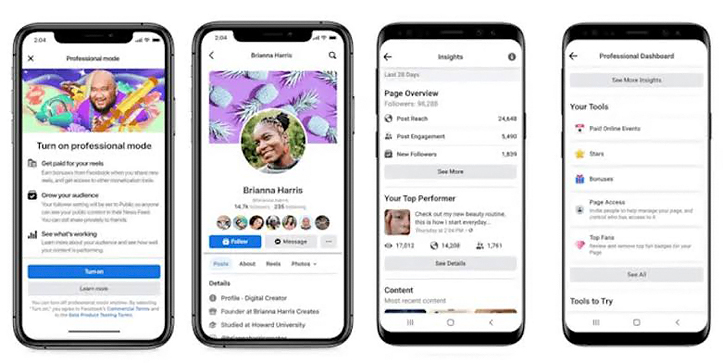 Tips Mendapatkan Mode Profesional di Facebook