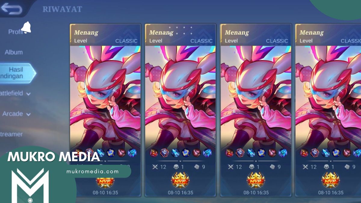 Cara Menyembunyikan Riwayat Pertandingan ML atau Mobile Legends dengan Mudah