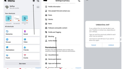 Cara Menghapus Daftar Blokir di FB tanpa Membuka Blokir, Mudah 2 Cara Menghapus Daftar Blokir di FB tanpa Membuka Blokir