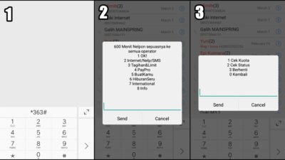 3. Cara Transfer Paket Data Telkomsel dengan Kode USSD
