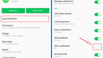 Matikan Notifikasi WhatsApp