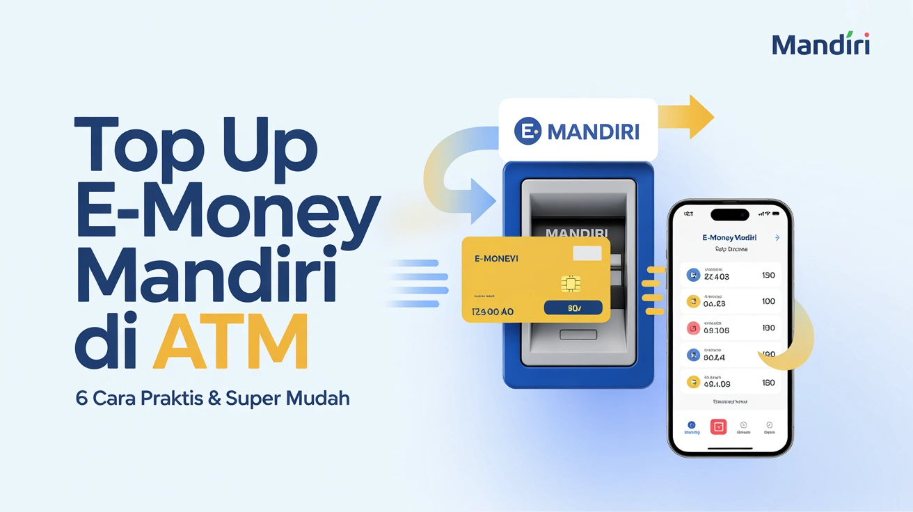 6 Cara Top Up E-Money Mandiri di ATM: Praktis & Super Mudah