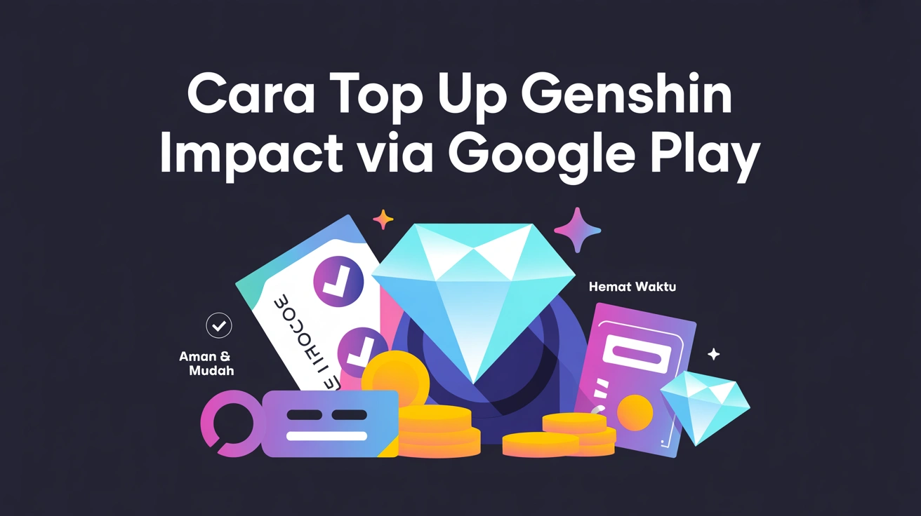 Cara Top Up Genshin Impact via Google Play Sangat Mudah (Sinkron dengan Akun Android) #1