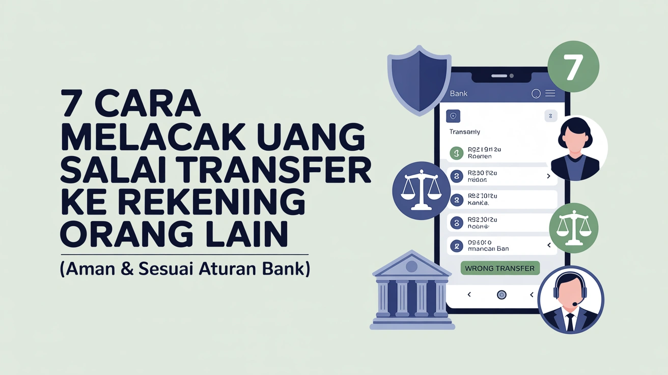 7 Cara Melacak Uang Salah Transfer ke Rekening Orang Lain (Aman & Sesuai Aturan Bank)