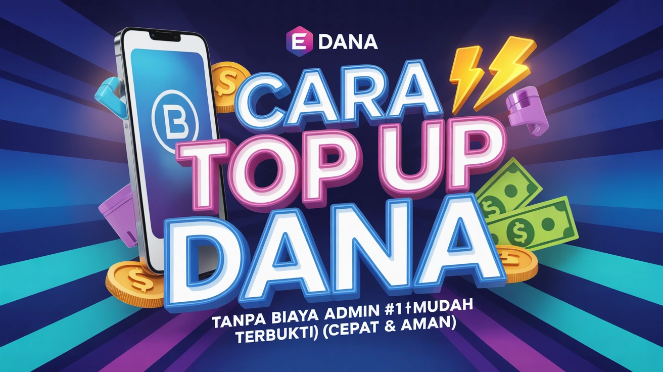 Cara Top Up DANA Tanpa Biaya Admin #1 Terbukti Mudah (Cepat & Aman)