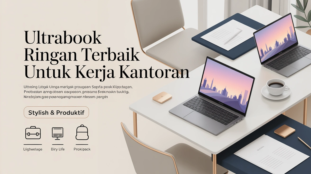Ultrabook Ringan Terbaik untuk Kerja Kantoran: Stylish & Produktif 2 Ultrabook Ringan Terbaik untuk Kerja Kantoran: Stylish & Produktif