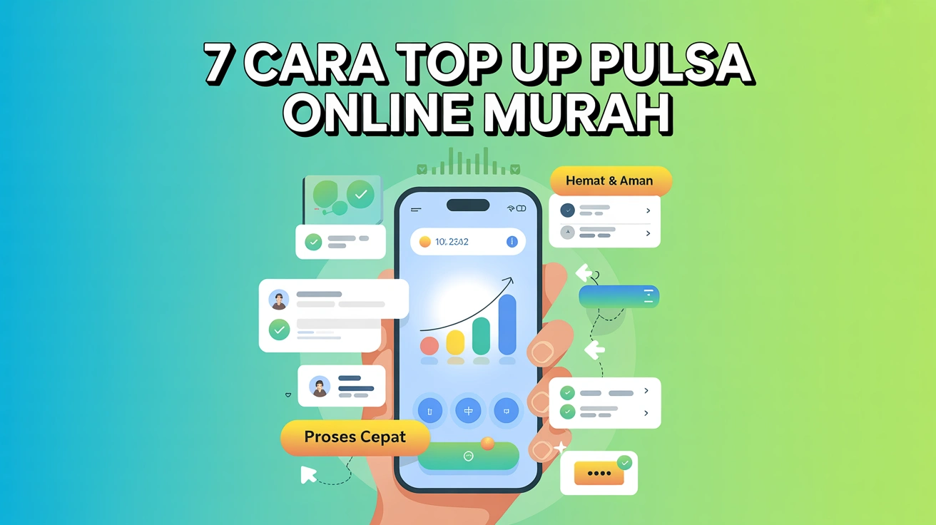 7 Cara Top Up Pulsa Online Murah Semua Operator (Tanpa Ribet 2025)