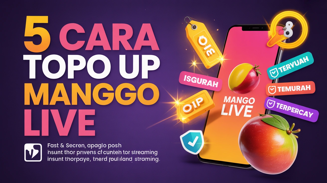 5 Cara Top Up Mango Live Termurah 2025: Resmi, Aman, Anti-Ribet!
