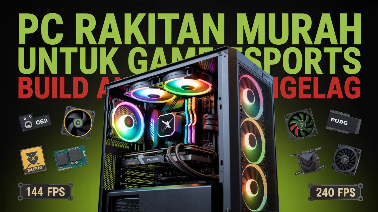 PC Rakitan Murah untuk Game Esports: Build Anti Ngelag Info #1 3 PC Rakitan Murah untuk Game Esports: Build Anti Ngelag
