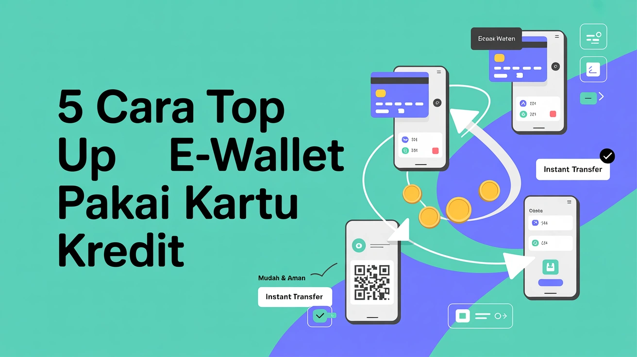 5 Cara Top Up E-Wallet Pakai Kartu Kredit (Plus Tips Maksimalkan Promo)