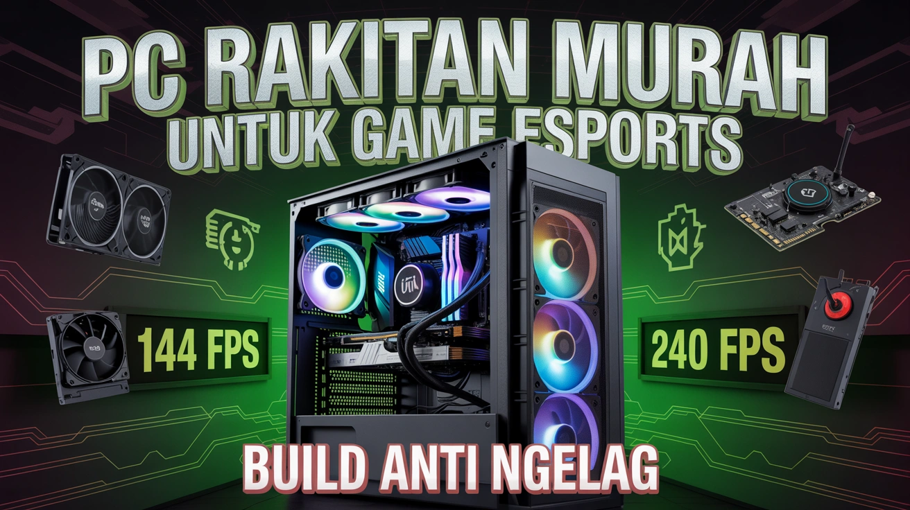 PC Rakitan Murah untuk Game Esports: Build Anti Ngelag Info #1 2 PC Rakitan Murah untuk Game Esports: Build Anti Ngelag