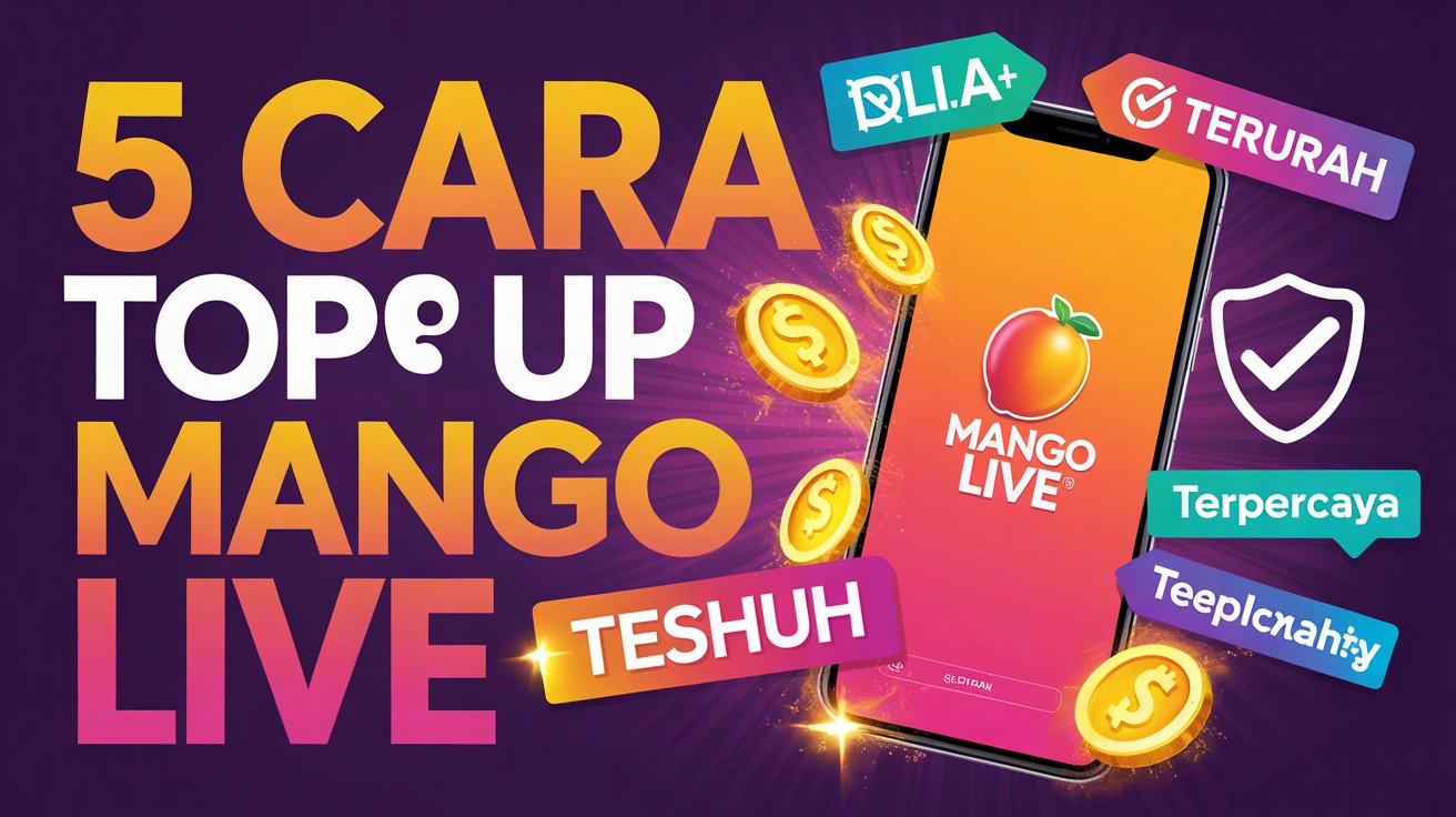 5 Cara Top Up Mango Live Termurah 2025: Resmi, Aman, Anti-Ribet!