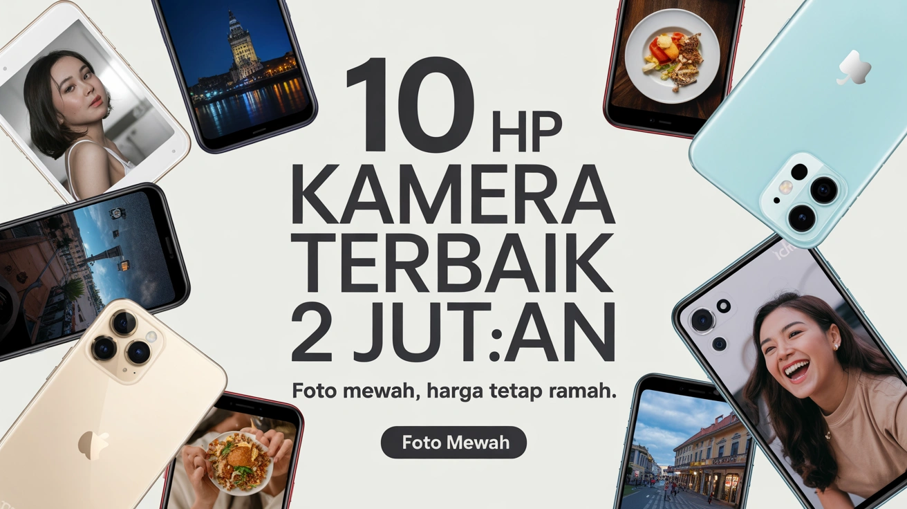 10 HP Kamera Terbaik 2 Jutaan: Foto Mewah, Harga Tetap Ramah