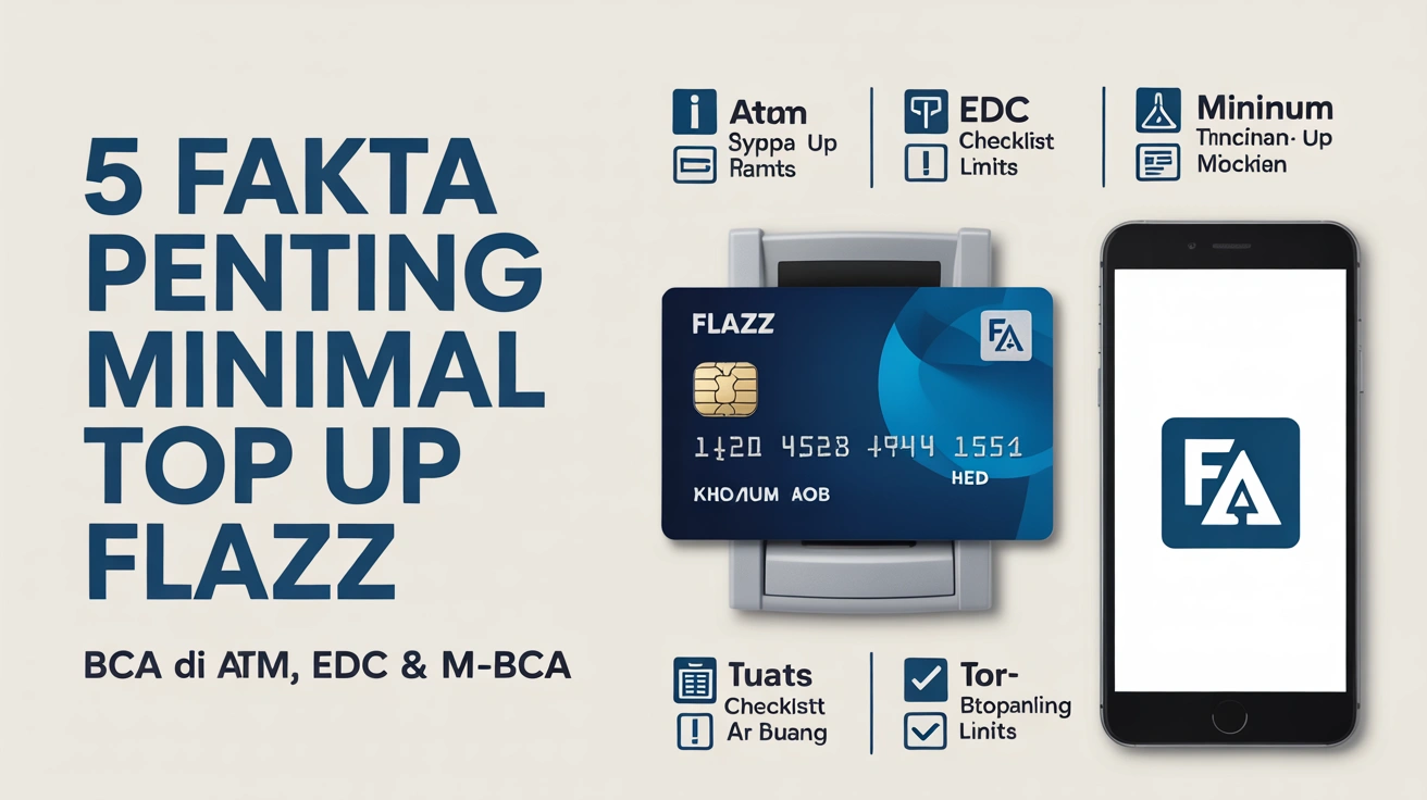 5 Fakta Penting Minimal Top Up Flazz BCA di ATM, EDC & m-BCA 3 5 Fakta Penting Minimal Top Up Flazz BCA di ATM, EDC & m-BCA