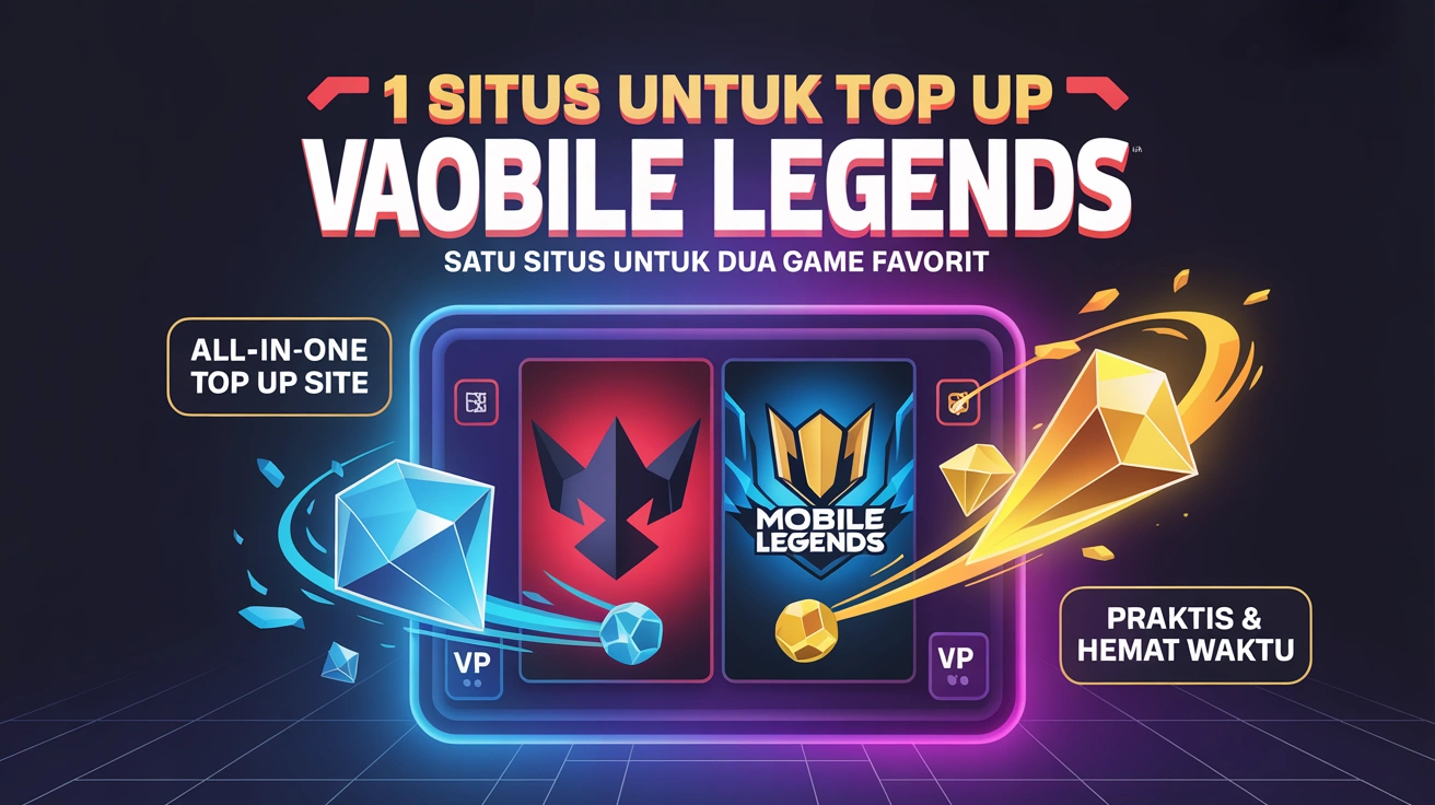 1 Situs untuk Top Up Valorant & Mobile Legends Sekaligus
