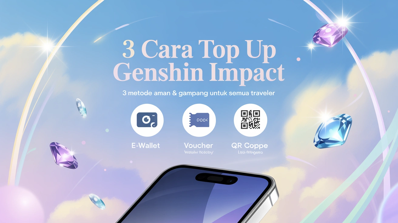 3 Cara Top Up Genshin Impact Tanpa Kartu Kredit: Paling Praktis 2 3 Cara Top Up Genshin Impact Tanpa Kartu Kredit: Paling Praktis