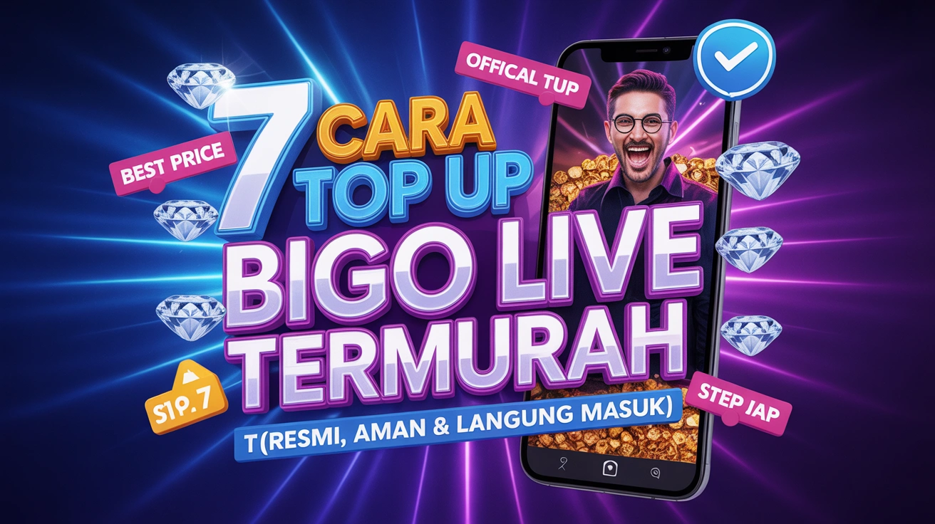 7 Cara Top Up BIGO Live Termurah 2025 (Resmi, Aman & Langsung Masuk)