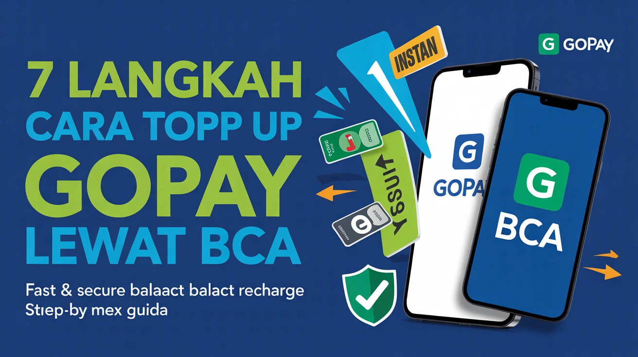 7 Langkah Cara Top Up GoPay Lewat BCA Mobile Tercepat 2025