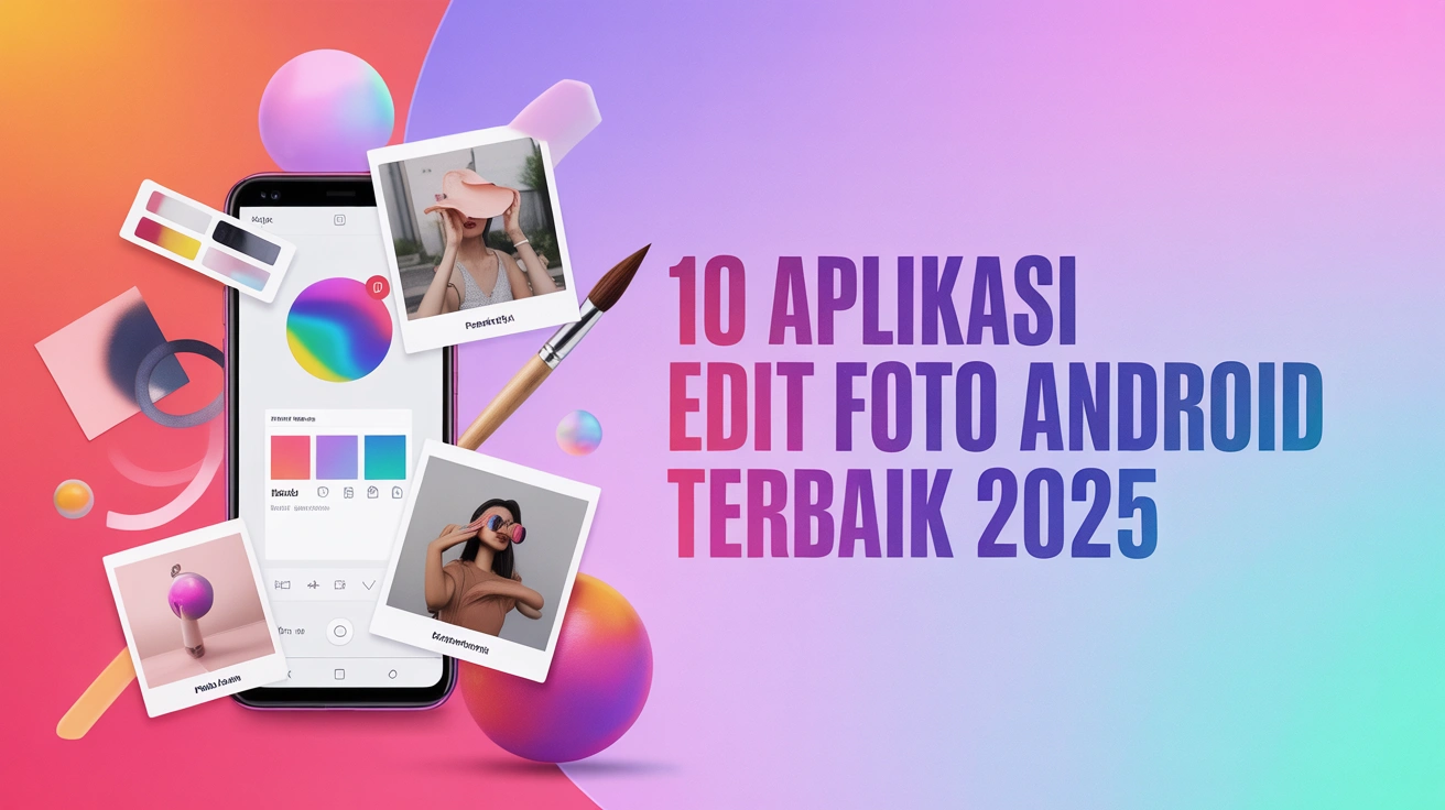 10 Aplikasi Edit Foto Android Terbaik 2025 yang Wajib Kamu Coba (Gratis & Profesional)