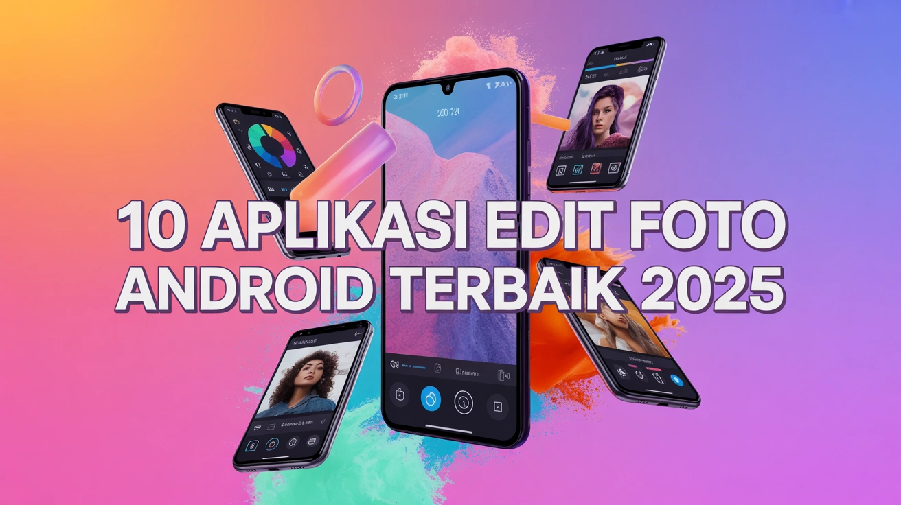 10 Aplikasi Edit Foto Android Terbaik 2025 yang Wajib Kamu Coba (Gratis & Profesional)