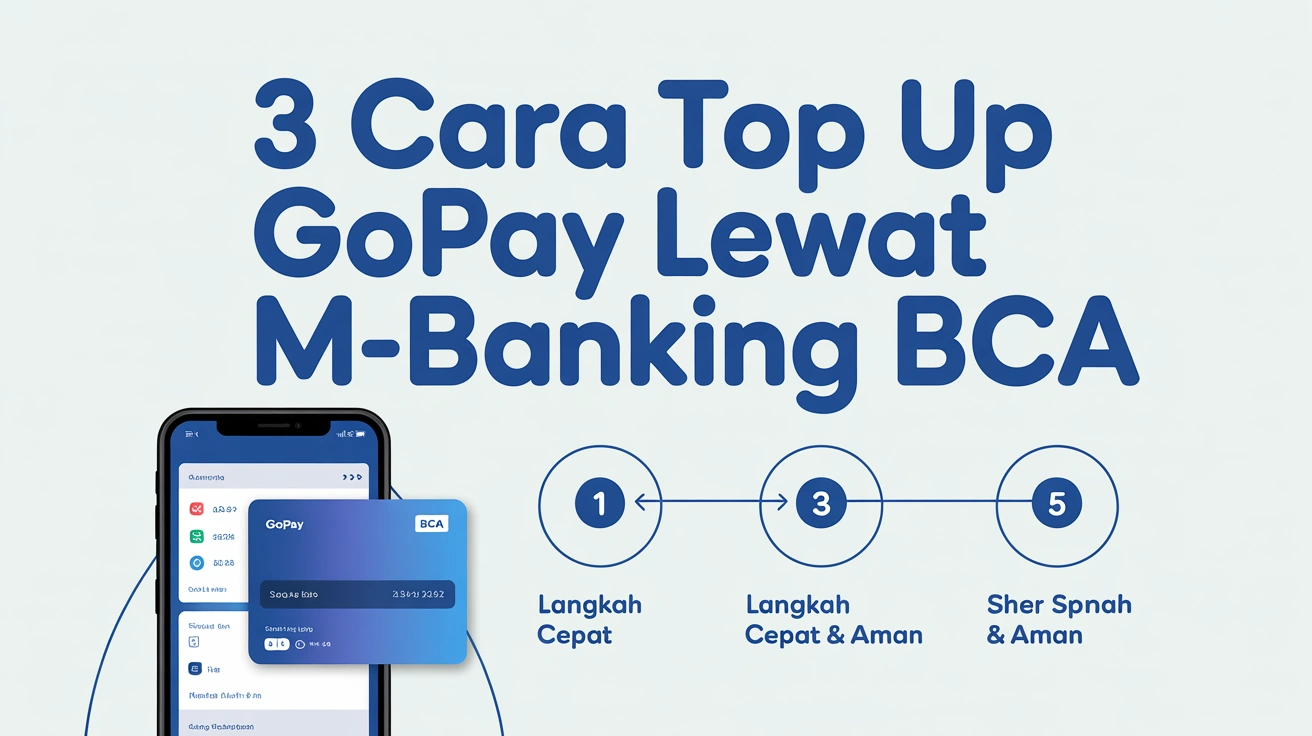 3 Cara Top Up GoPay Lewat M-Banking BCA: Langkah Cepat & Aman