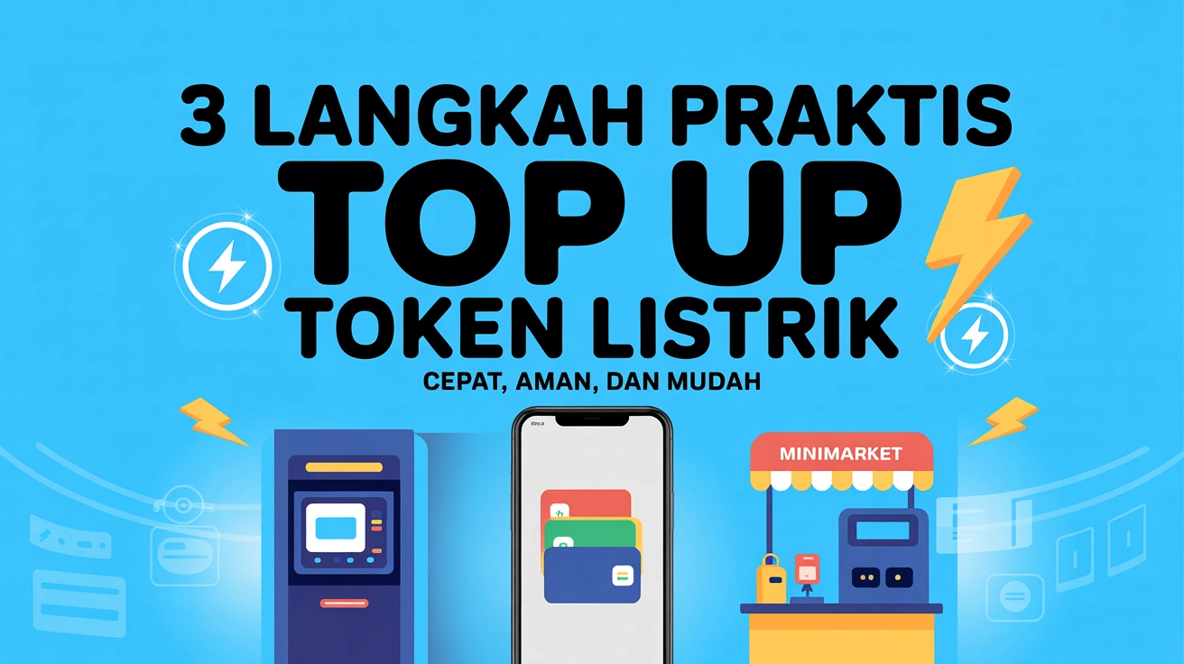 3 Langkah Praktis Top Up Token Listrik: ATM, E-Wallet, Minimarket