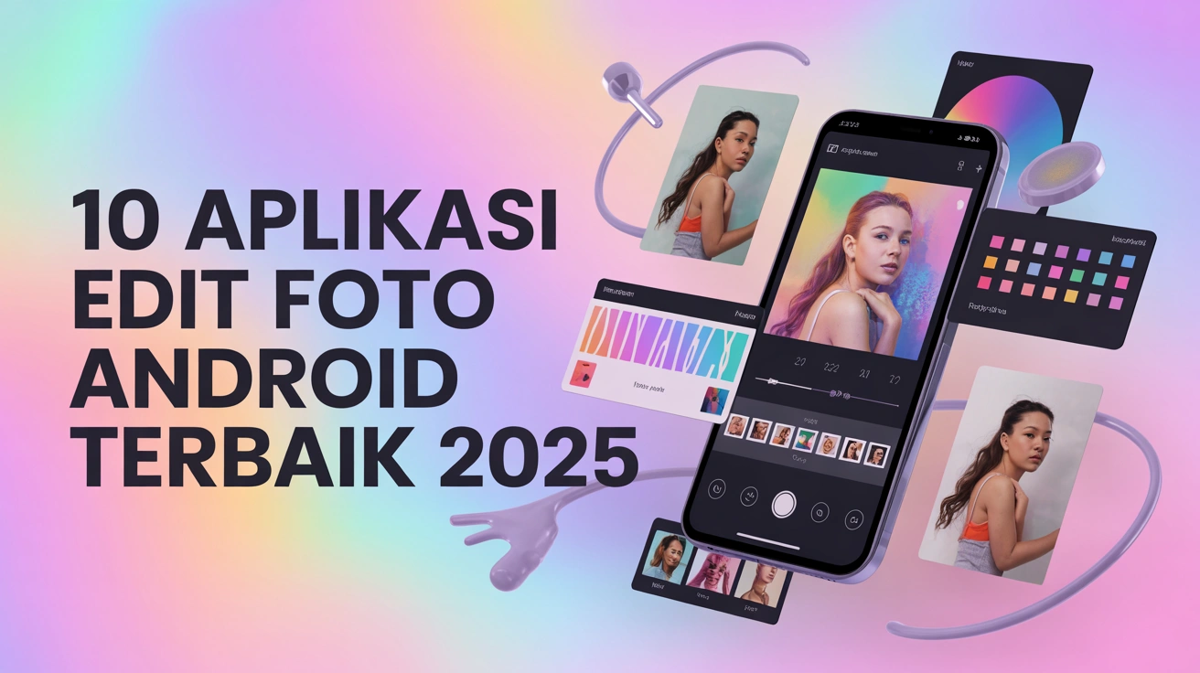 10 Aplikasi Edit Foto Android Terbaik 2025 yang Wajib Kamu Coba (Gratis & Profesional)