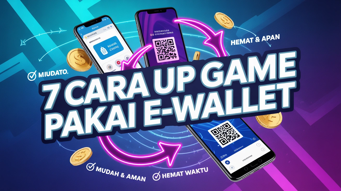 7 Cara Top Up Game Pakai E-Wallet (Cepat, Praktis & Banyak Promo)