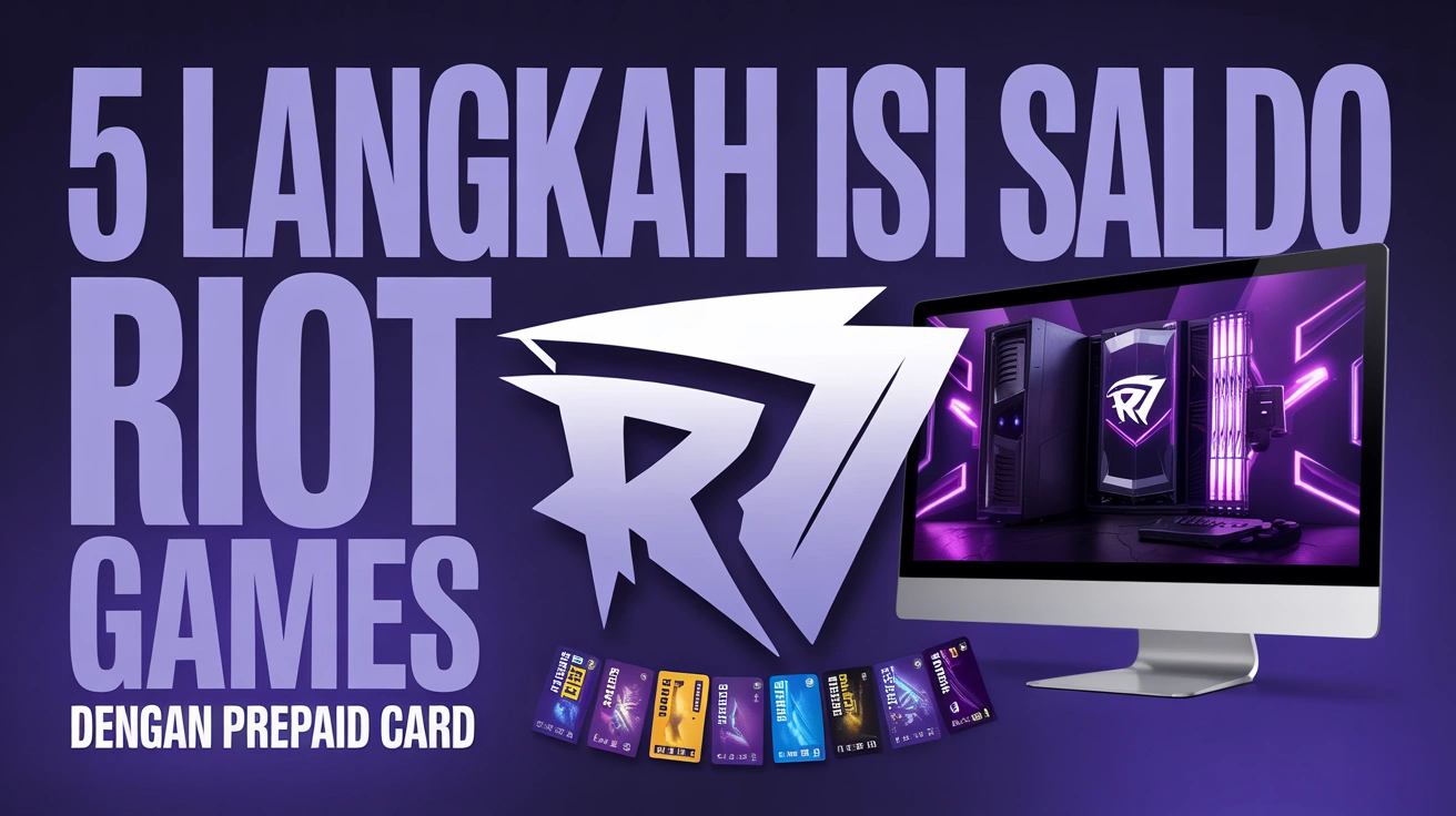 5 Langkah Isi Saldo Riot Games dengan Prepaid Card