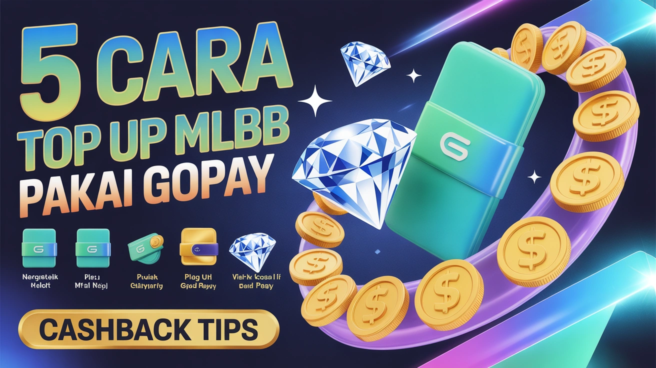 5 Cara Top Up MLBB Pakai GoPay + Tips Cashback