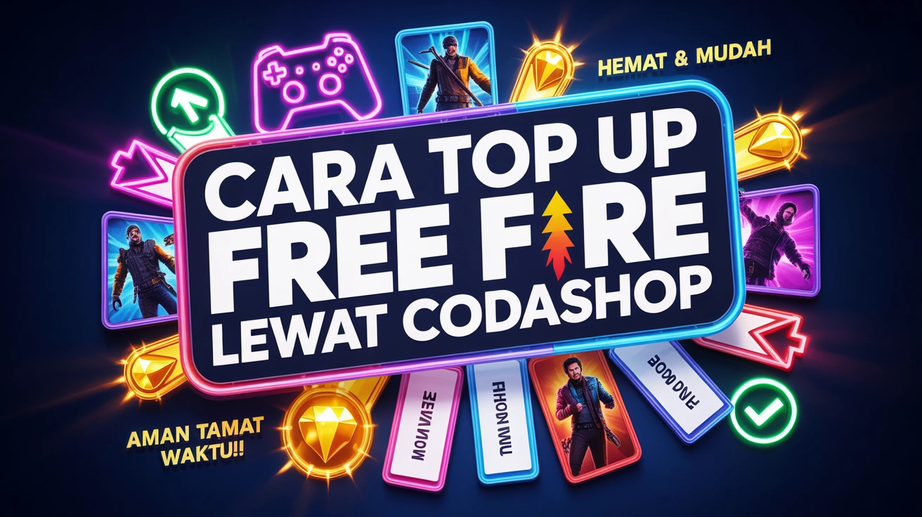 Cara Top Up Free Fire Lewat Codashop (Resmi, Cepat & Tanpa Login Rumit)