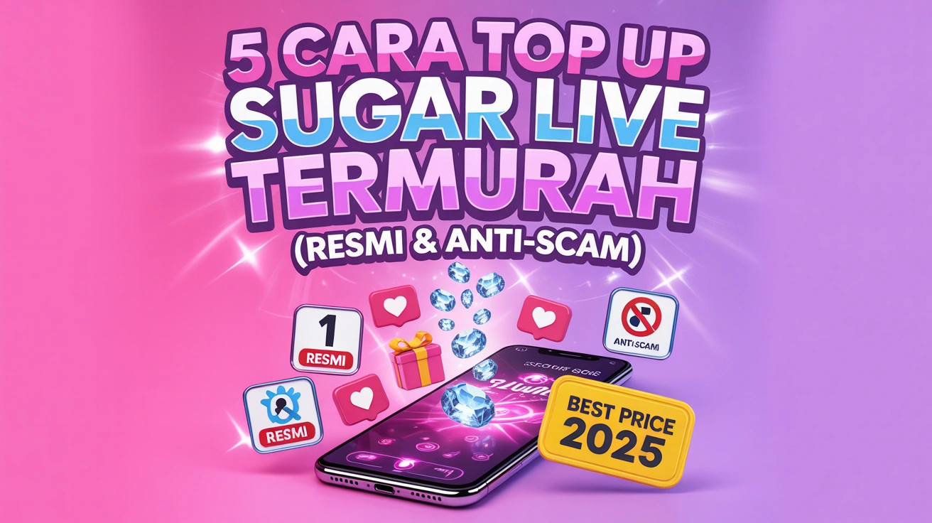 5 Cara Top Up Sugar Live Termurah 2025 (Resmi & Anti-Scam) 3 5 Cara Top Up Sugar Live Termurah 2025 (Resmi & Anti-Scam)