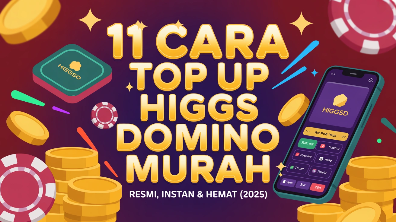 11 Cara Top Up Higgs Domino Murah: Resmi, Instan & Hemat (2025)