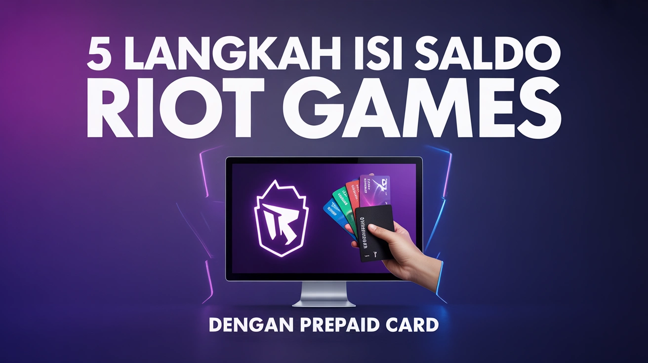 5 Langkah Isi Saldo Riot Games dengan Prepaid Card