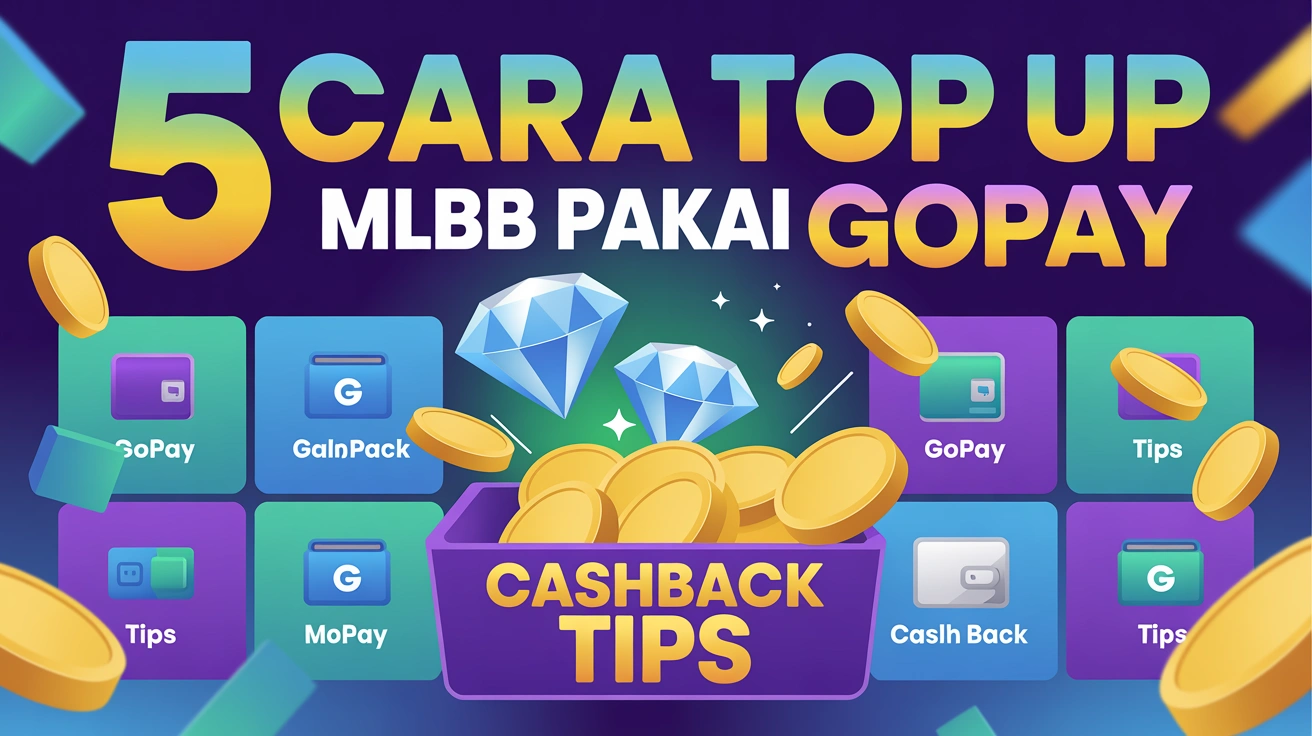 5 Cara Top Up MLBB Pakai GoPay + Tips Cashback