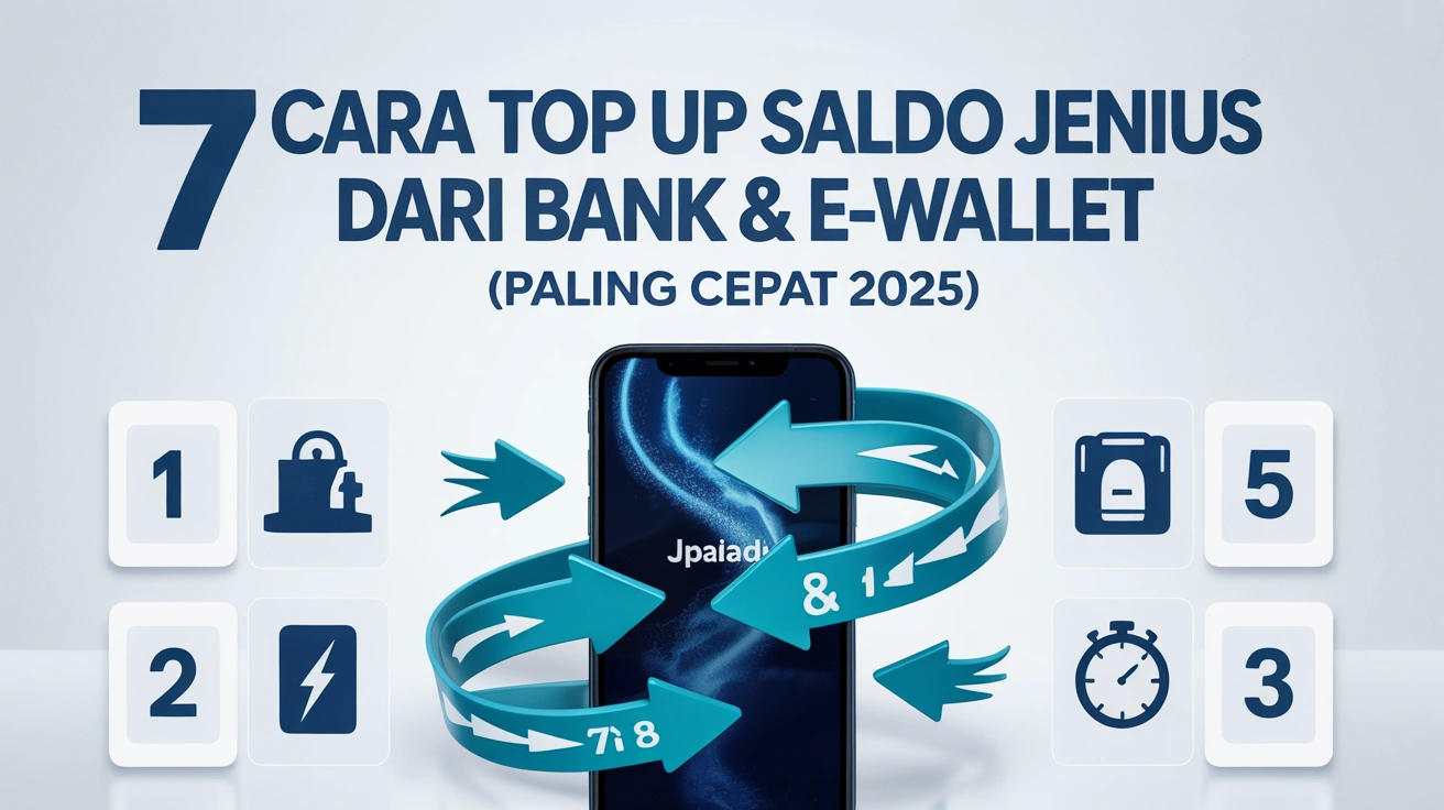 7 Cara Top Up Saldo Jenius dari Bank & E-Wallet (Paling Cepat 2025)