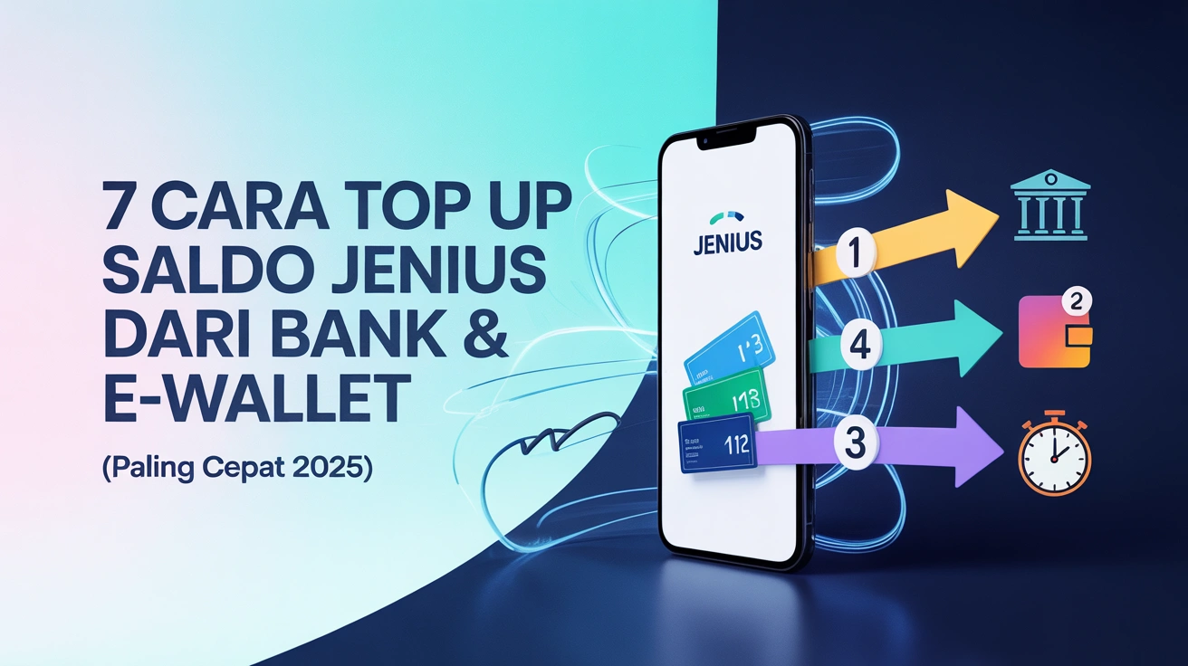 7 Cara Top Up Saldo Jenius dari Bank & E-Wallet (Paling Cepat 2025)