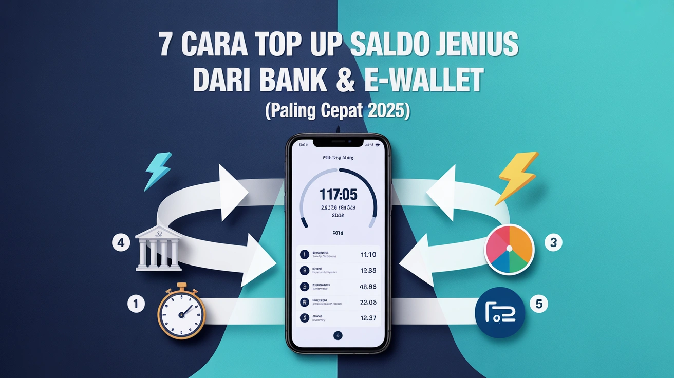 7 Cara Top Up Saldo Jenius dari Bank & E-Wallet (Paling Cepat 2025)