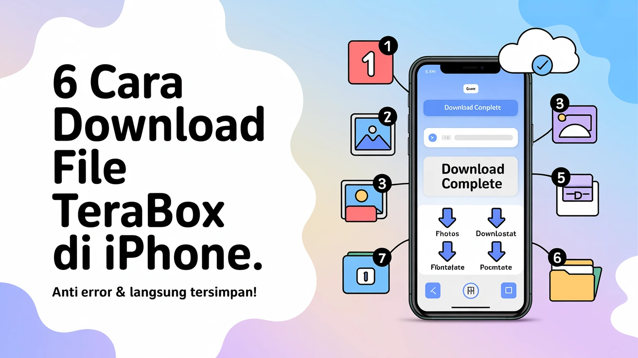 6 Cara Download File TeraBox di iPhone 2025 (Anti Error & Langsung Tersimpan!)
