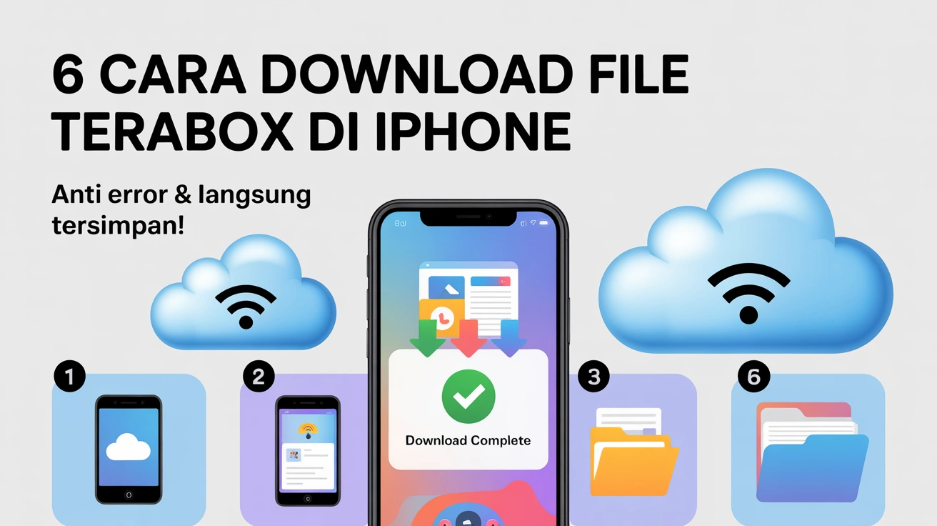 6 Cara Download File TeraBox di iPhone 2025 (Anti Error & Langsung Tersimpan!)
