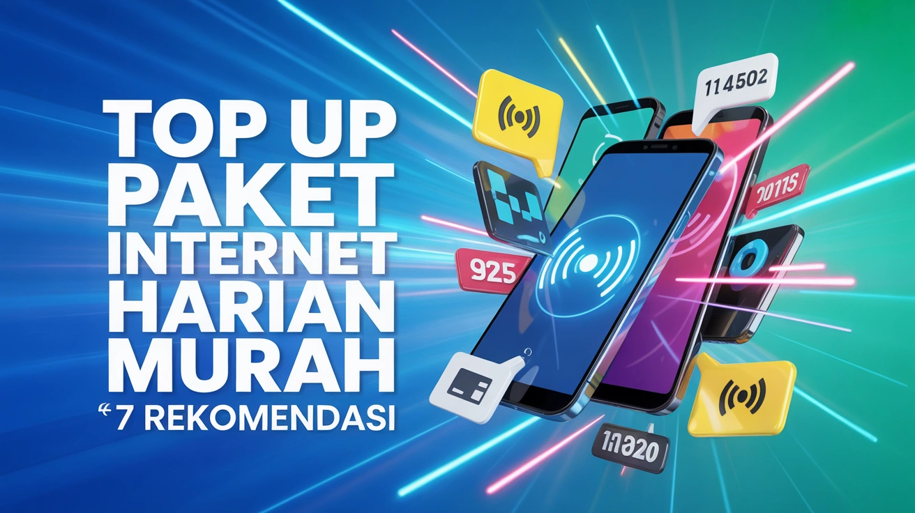 7 Rekomendasi Top Up Paket Internet Harian Murah
