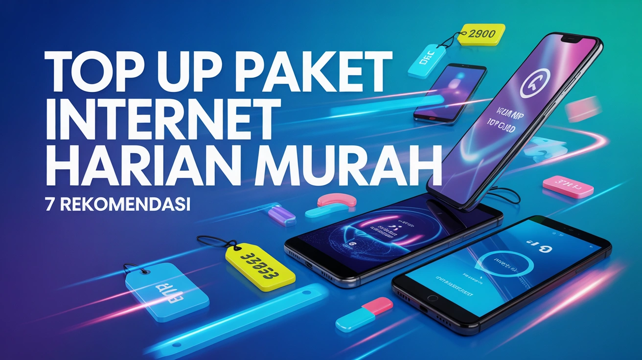 7 Rekomendasi Top Up Paket Internet Harian Murah