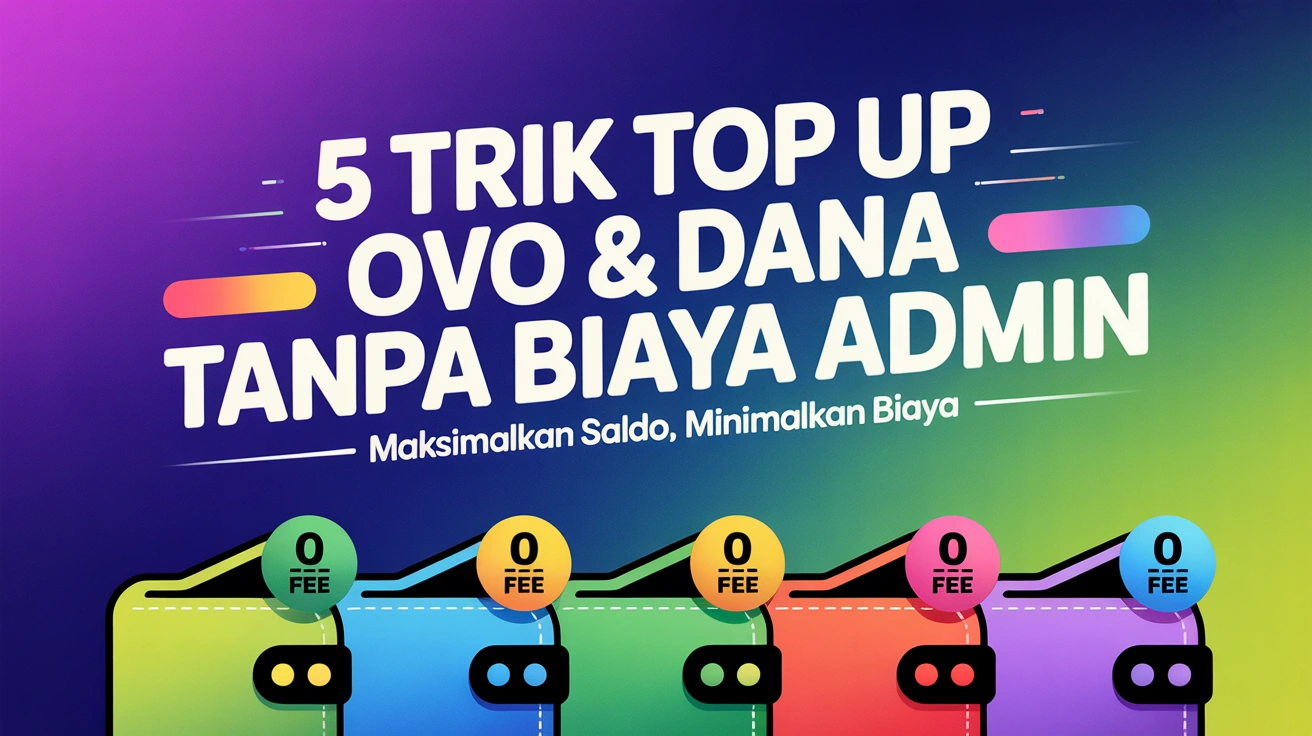 5 Trik Top Up OVO & DANA Tanpa Biaya Admin 4 5 Trik Top Up OVO & DANA Tanpa Biaya Admin