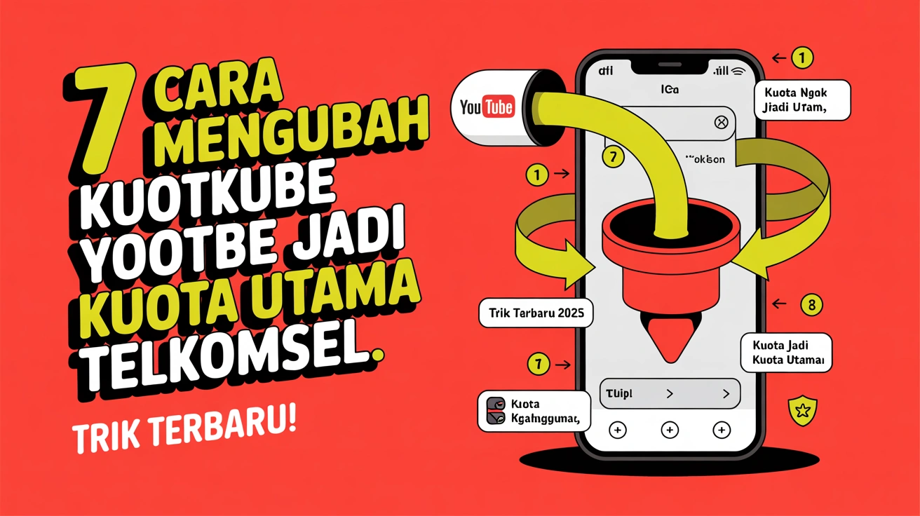 7 Cara Mengubah Kuota YouTube Jadi Kuota Utama Telkomsel 2025 (Trik Terbaru!) 3 7 Cara Mengubah Kuota YouTube Jadi Kuota Utama Telkomsel 2025 (Trik Terbaru!)