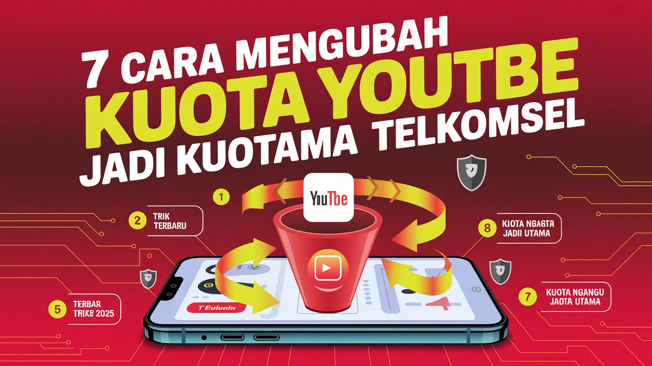 7 Cara Mengubah Kuota YouTube Jadi Kuota Utama Telkomsel 2025 (Trik Terbaru!) 4 7 Cara Mengubah Kuota YouTube Jadi Kuota Utama Telkomsel 2025 (Trik Terbaru!)