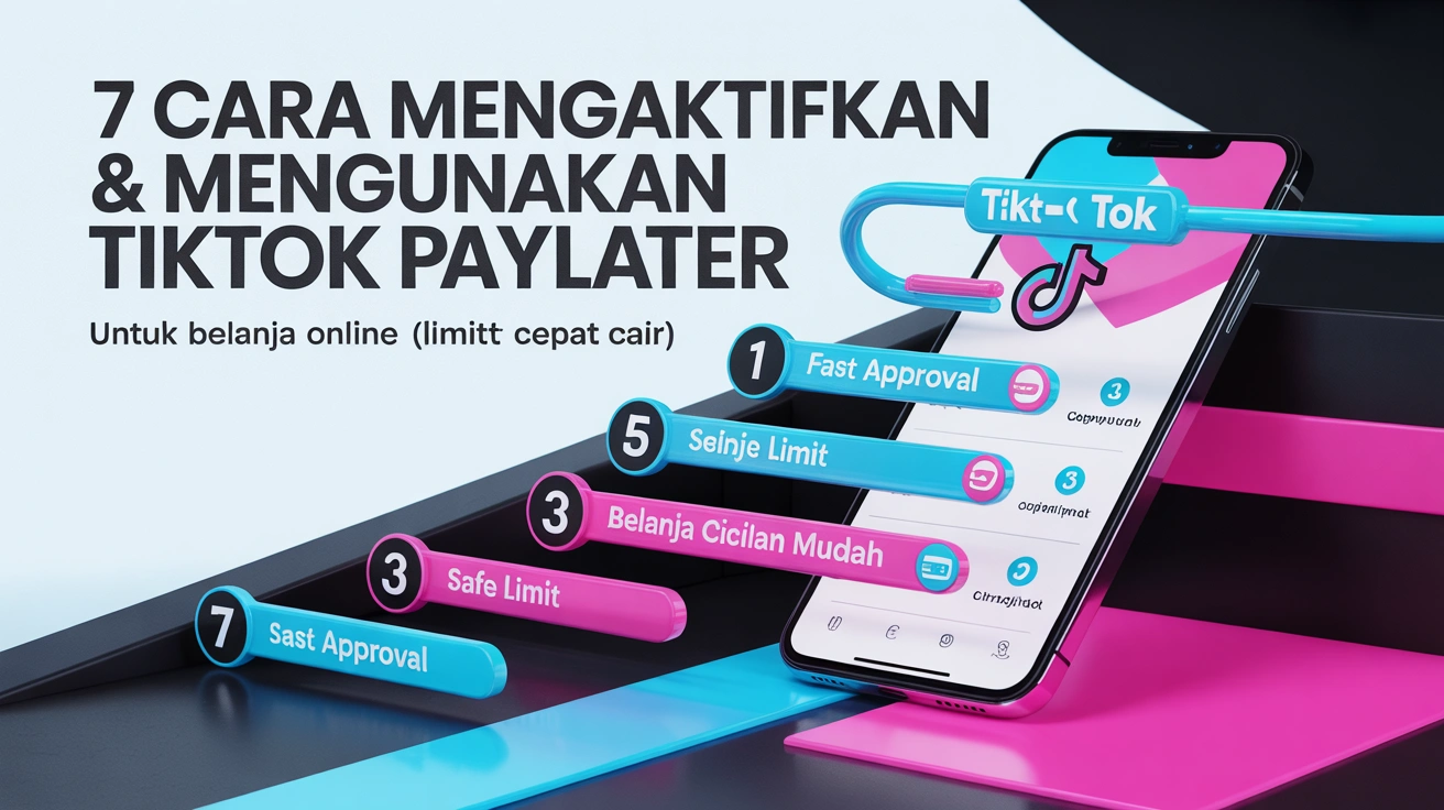 7 Cara Mengaktifkan & Menggunakan TikTok PayLater untuk Belanja Online (Limit Cepat Cair)