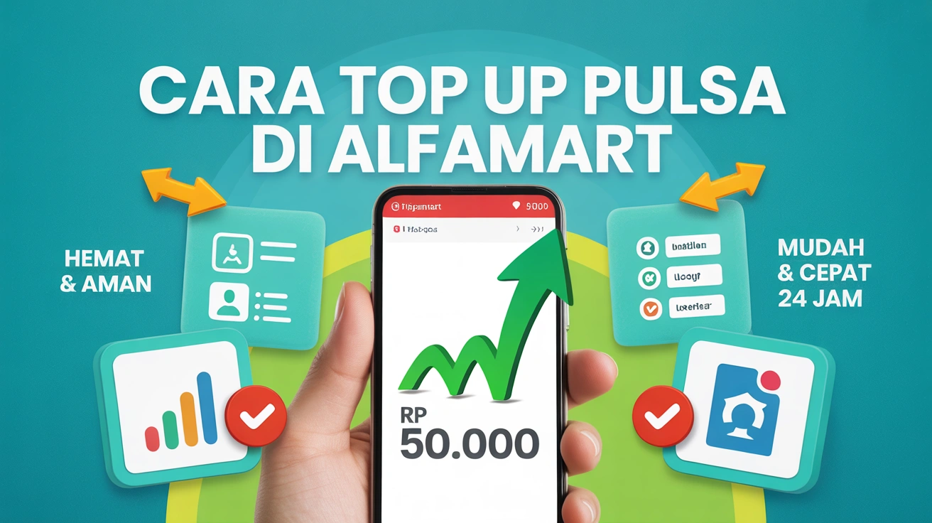 Cara Top Up Pulsa di Alfamart 2025 (Tanpa ATM & Proses Kilat)