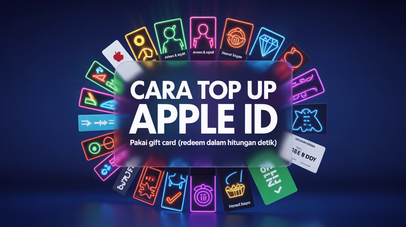 Cara Top Up Apple ID Pakai Gift Card (Redeem Dalam Hitungan Detik)