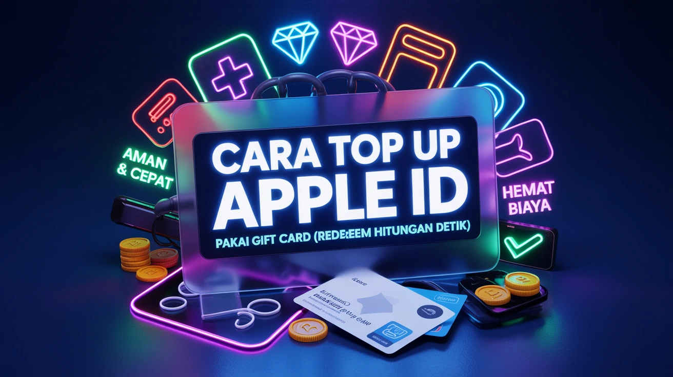 Cara Top Up Apple ID Pakai Gift Card (Redeem Dalam Hitungan Detik)