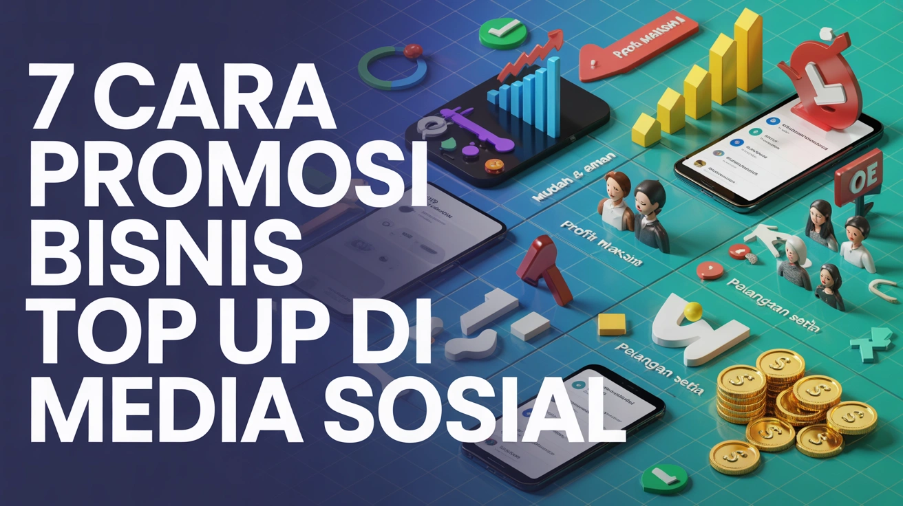 7 Cara Promosi Bisnis Top Up di Media Sosial (Tarik Banyak Pelanggan Baru!)